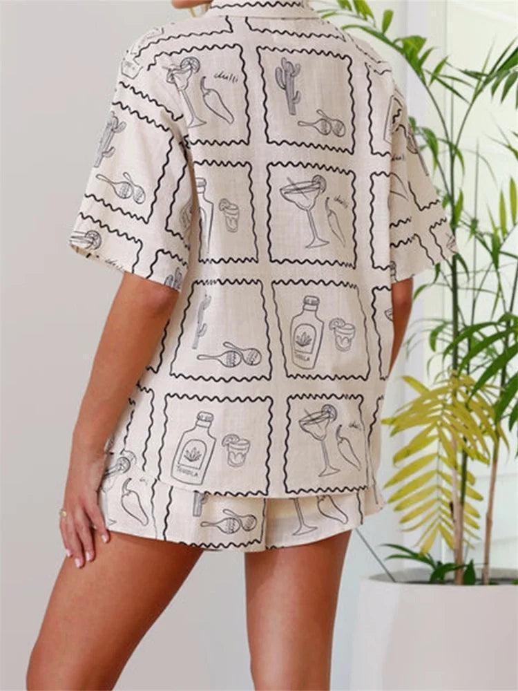 tequila lover pajamas - basil boutique