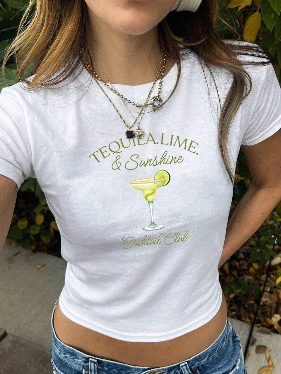 tequila + sunshine t-shirt - basil boutique