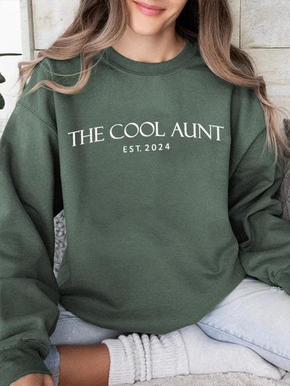 the cool aunt crew sweatshirt - basil boutique