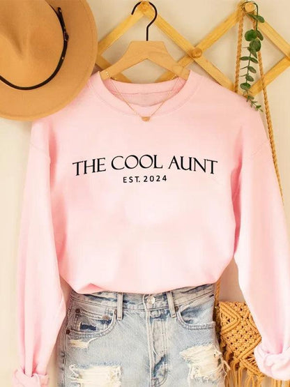 the cool aunt crew sweatshirt - basil boutique