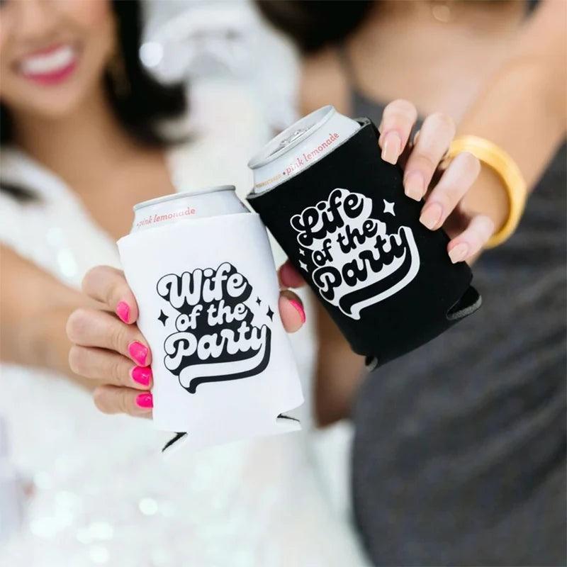 the party retro koozies - basil boutique