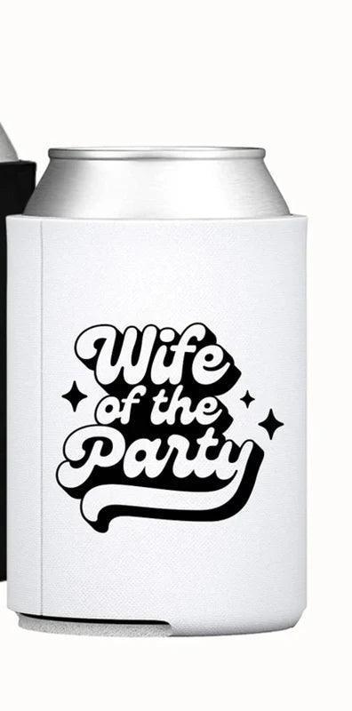 the party retro koozies - basil boutique