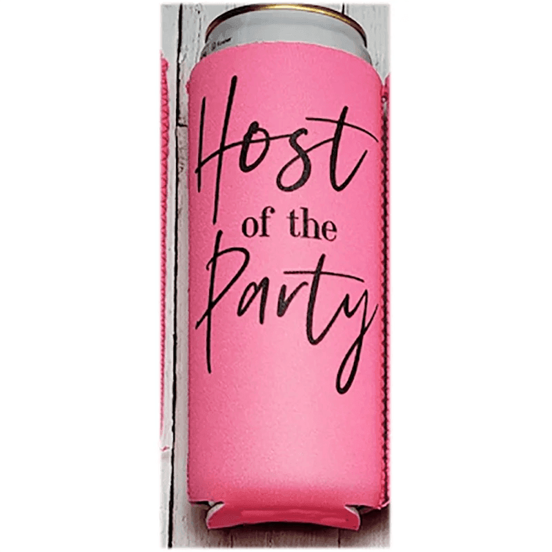 the party slim-fit koozies - basil boutique