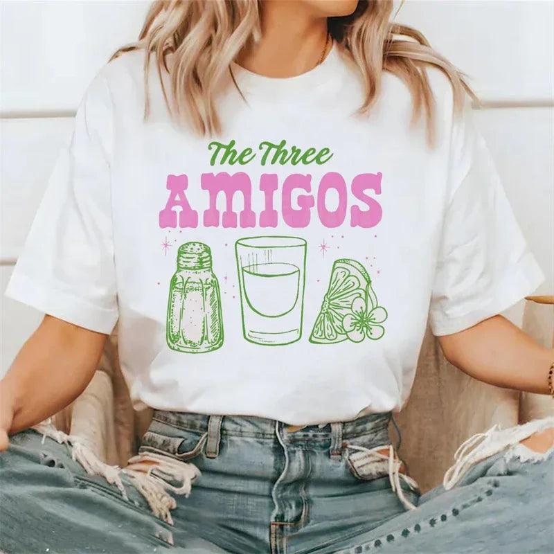 three amigos t-shirt - basil boutique