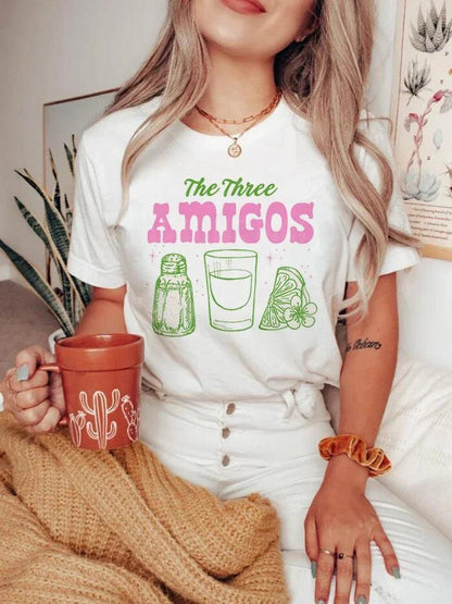 three amigos t-shirt - basil boutique