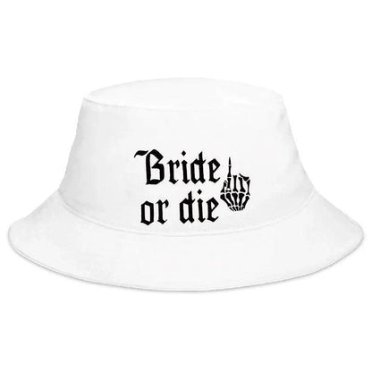 til death due us party bucket hats - basil boutique