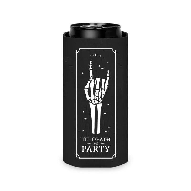 'til death slim-fit koozies - basil boutique