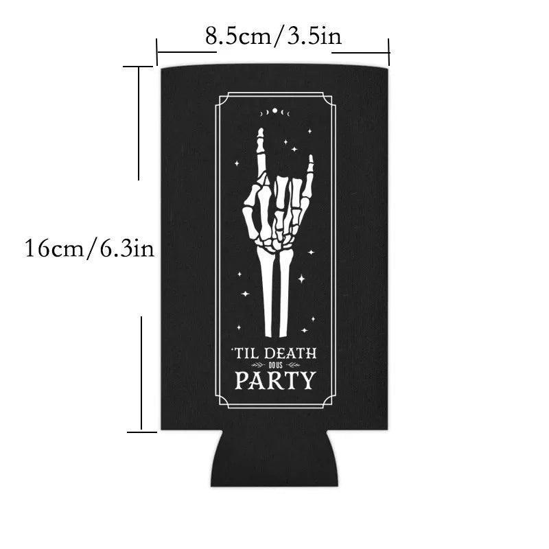 'til death slim-fit koozies - basil boutique