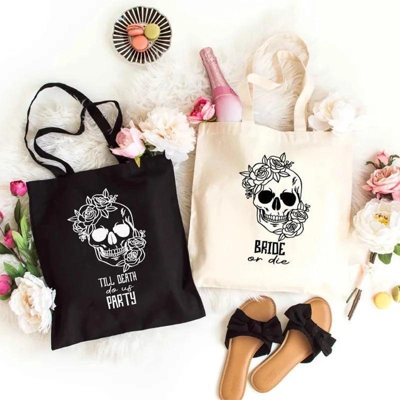 till death do us part tote bags - basil boutique