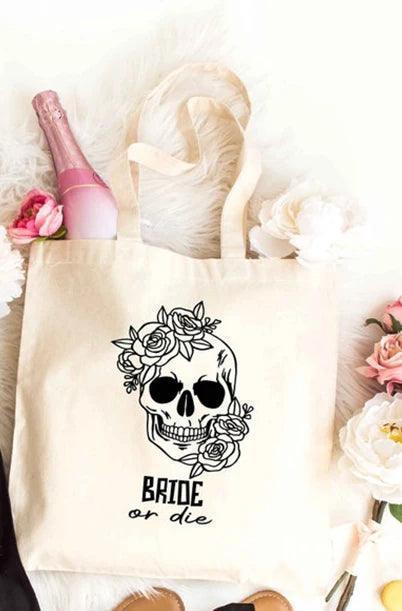 till death do us part tote bags - basil boutique