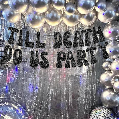 till death do us party banner - basil boutique