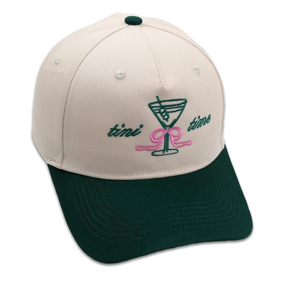 tini time emrboidered baseball hat - basil boutique