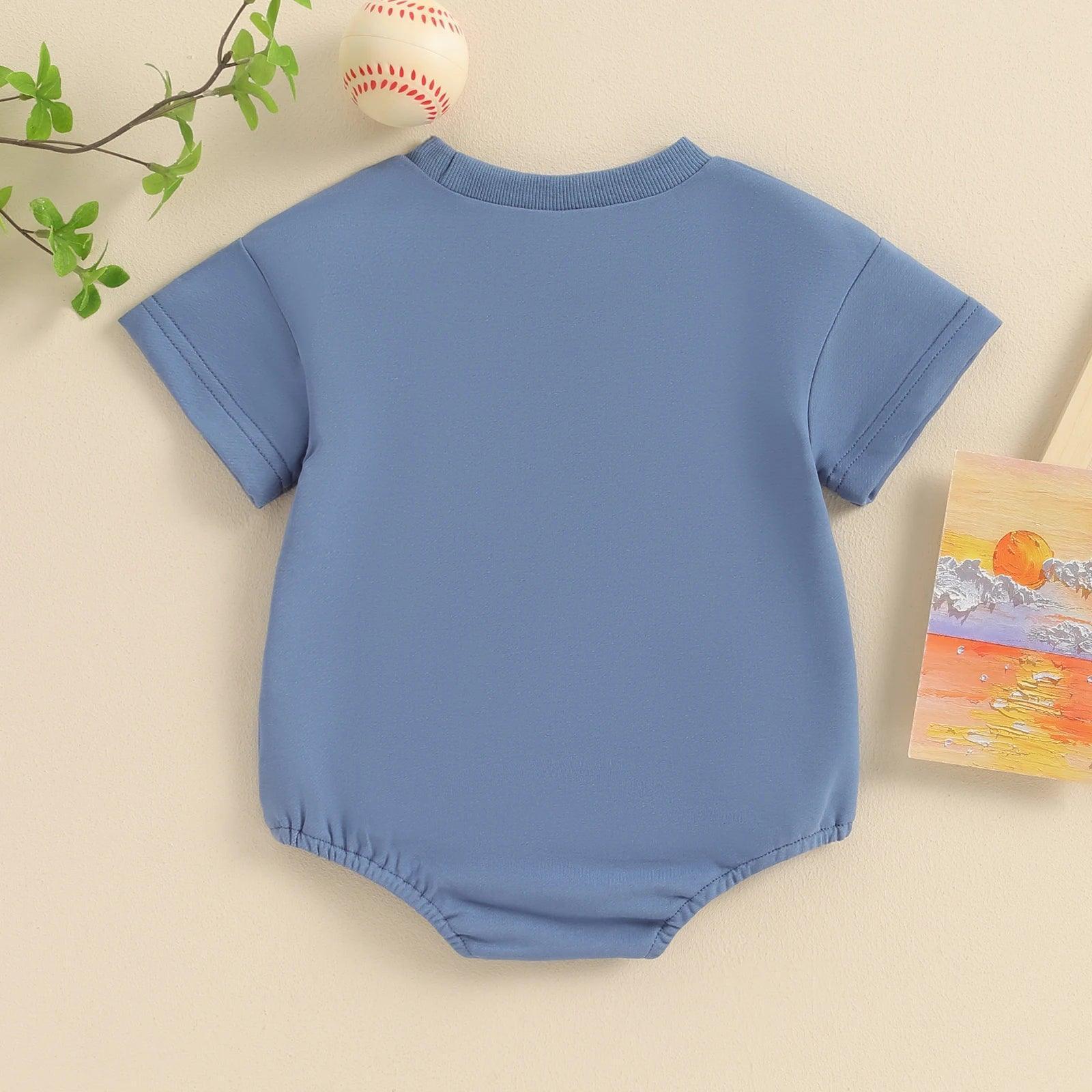 tis the season baseball onesie - basil boutique