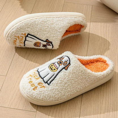 trick-or-treat slippers - basil boutique