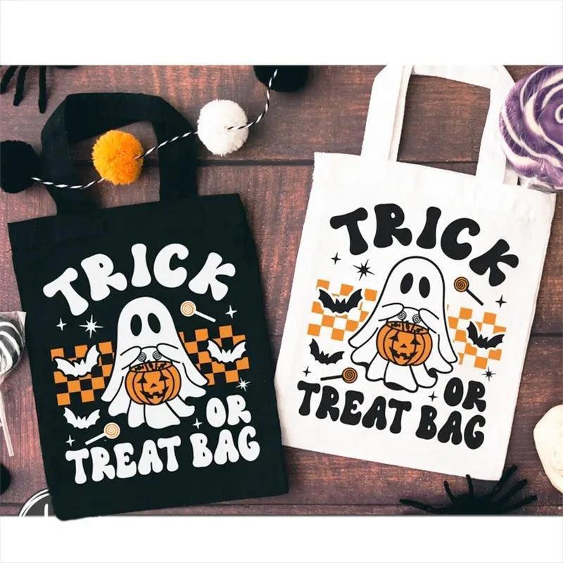 trick-or-treat tote bag - basil boutique