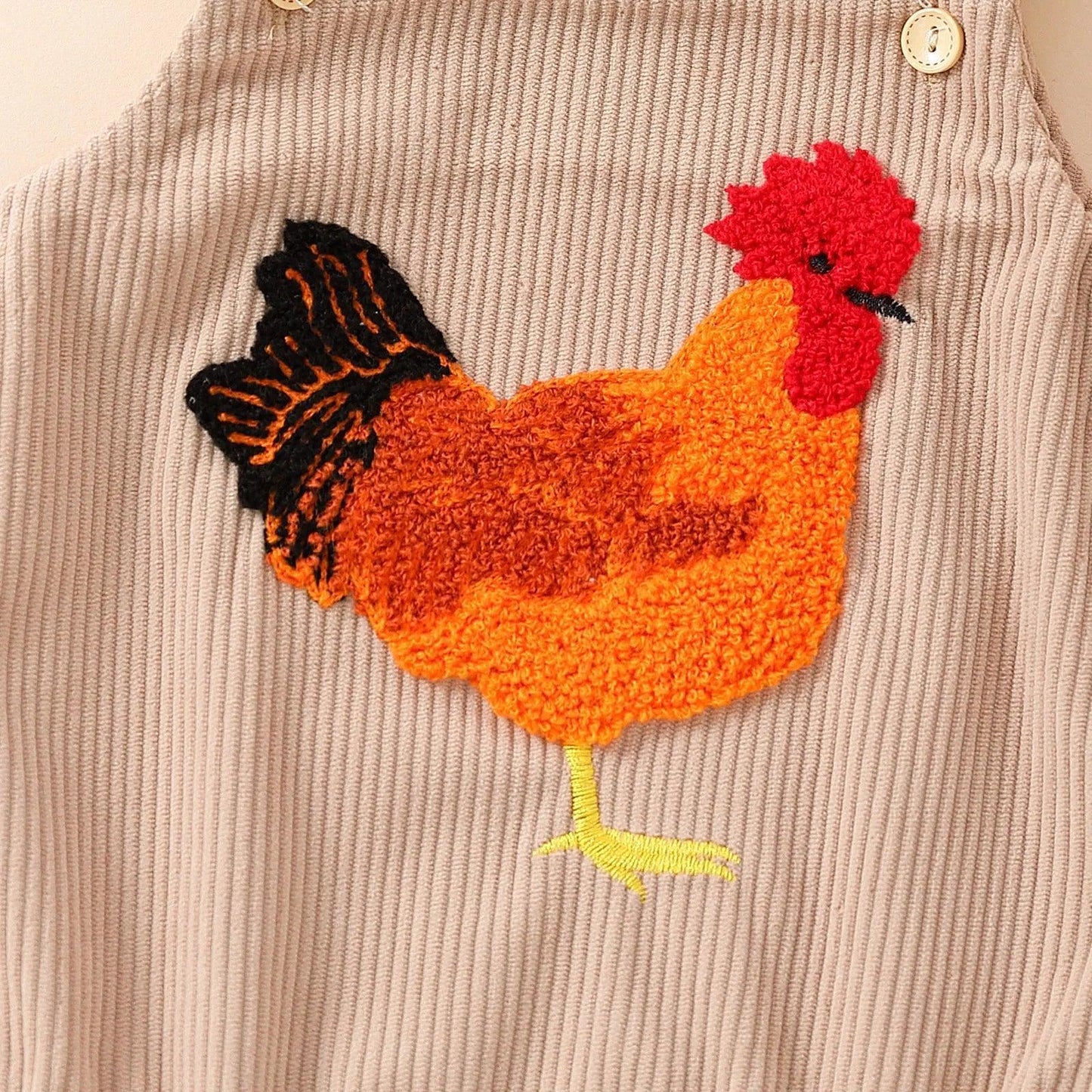 turkey fuzzy onesie - basil boutique