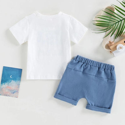 usa all day kids outfit - basil boutique