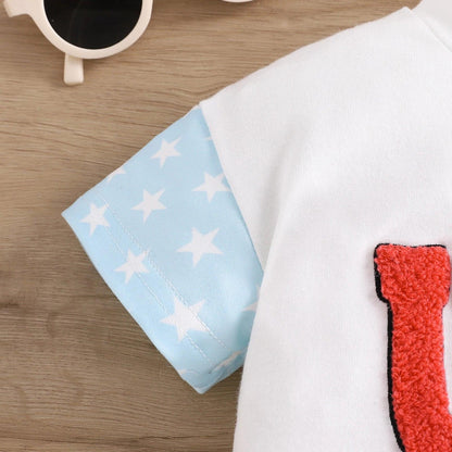 usa dude onesie - basil boutique