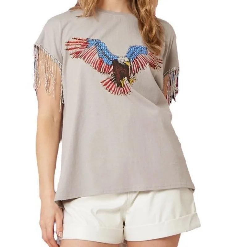 usa eagle t-shirts - basil boutique