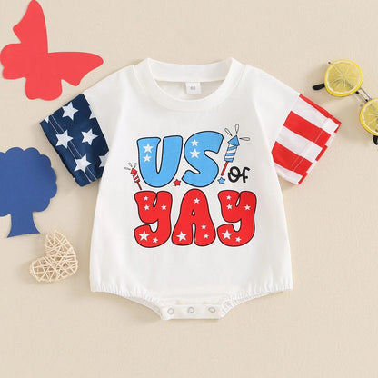 usa of yay onesie - basil boutique