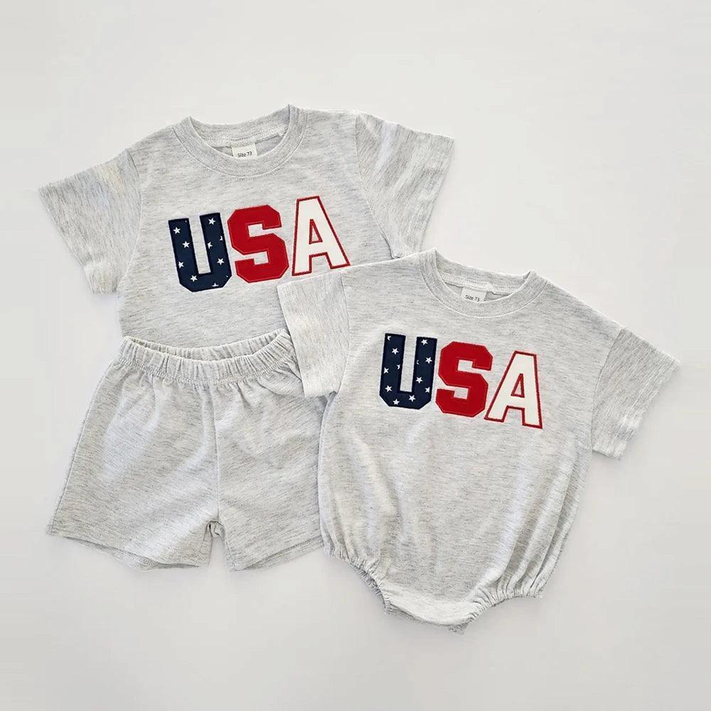 usa onesies - basil boutique