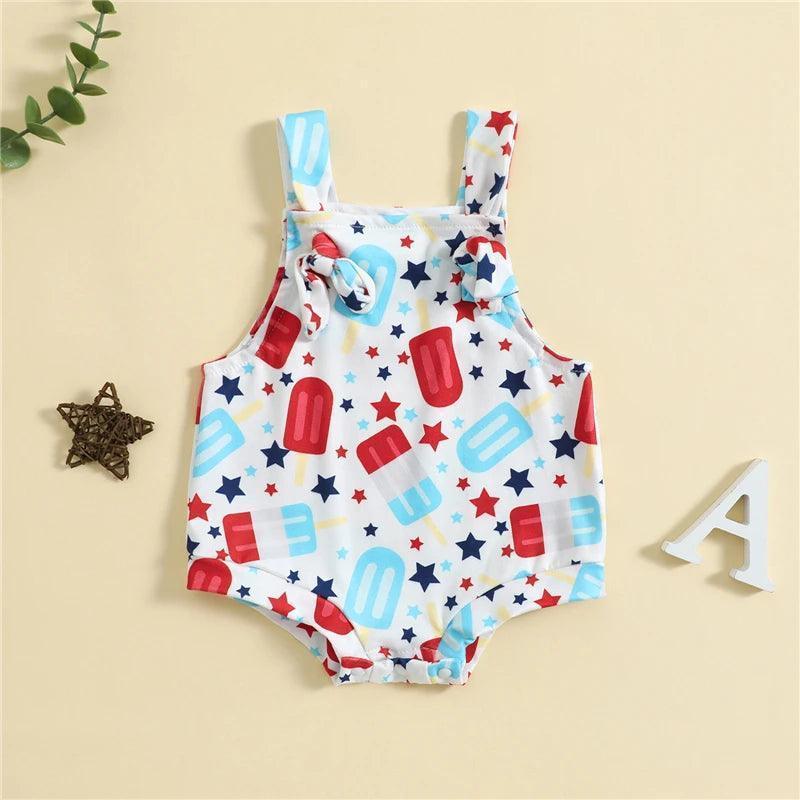 usa popsicle onesie - basil boutique