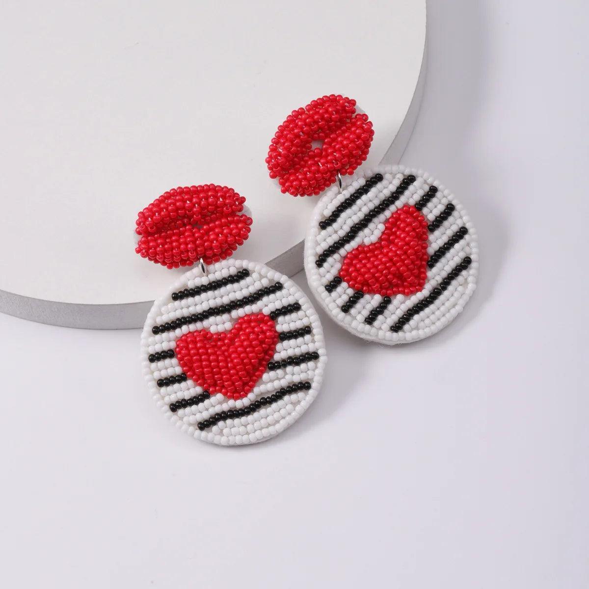 valentine's day earrings - basil boutique