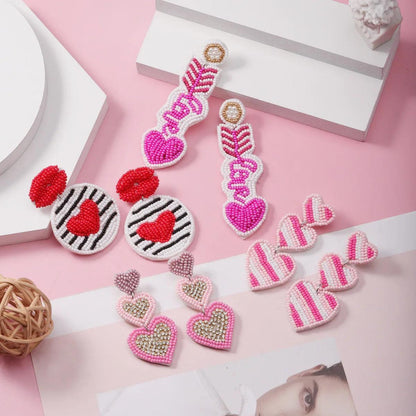 valentine's day earrings - basil boutique