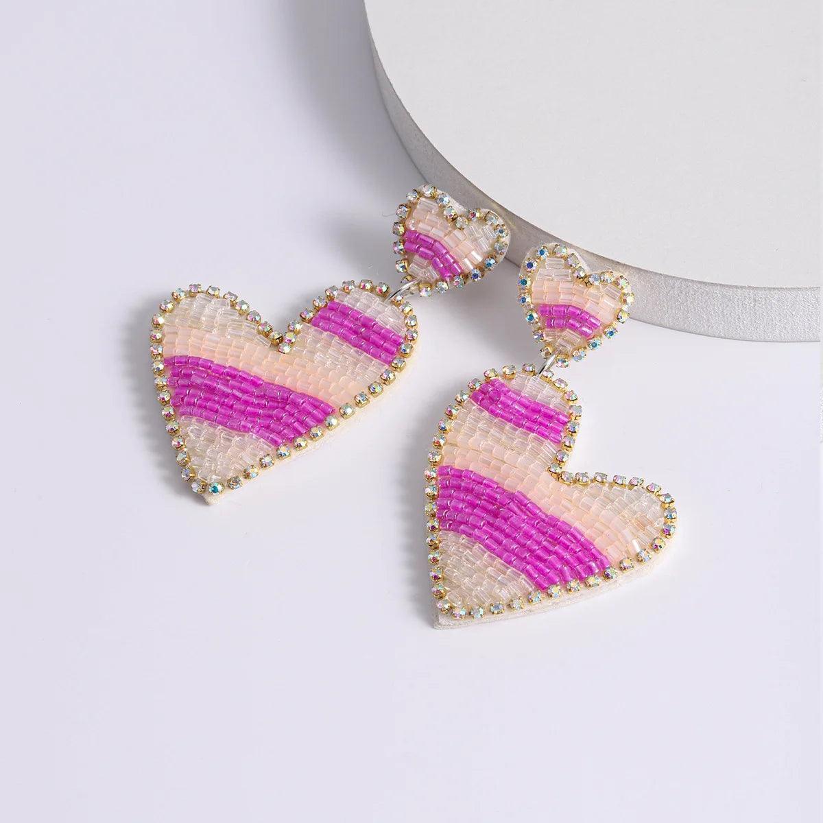 valentine's day earrings - basil boutique