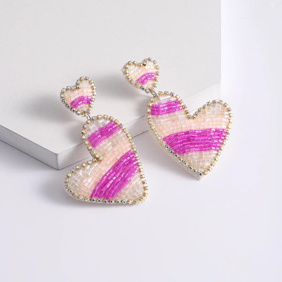 valentine's day earrings - basil boutique