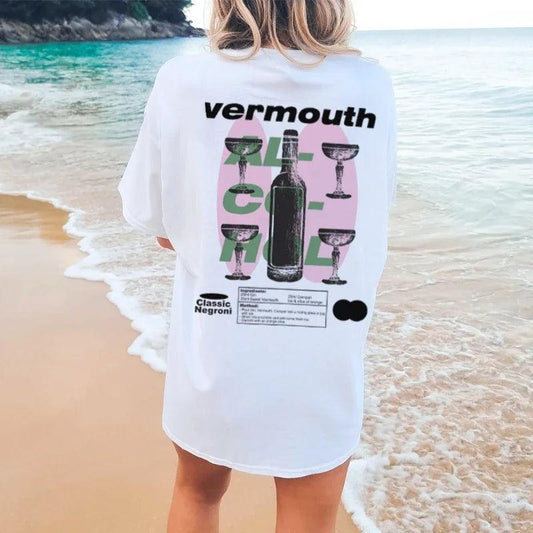 vermouth cocktail t-shirt - basil boutique