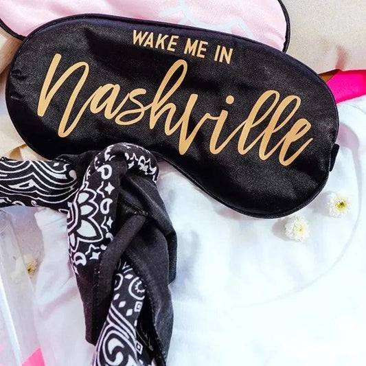 wake me up in nashville sleep mask - basil boutique