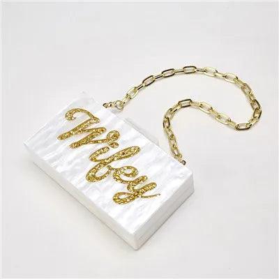 wifey acrylic bag - basil boutique