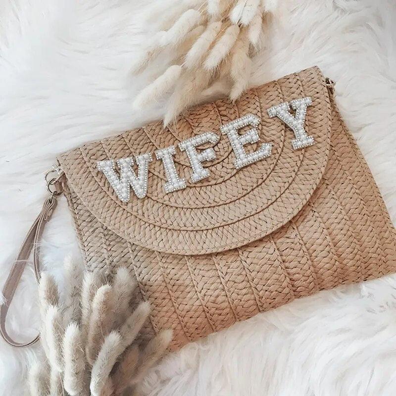 wifey boho clutch - basil boutique