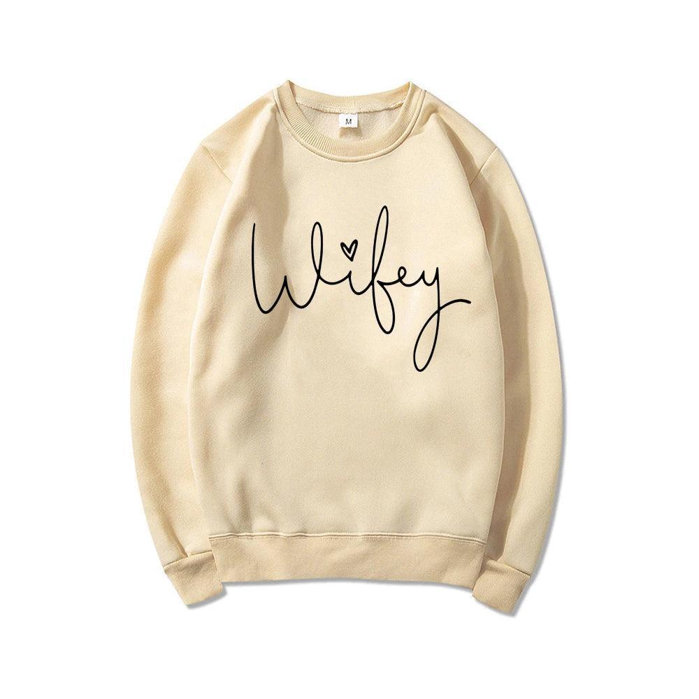 wifey crew sweatshirt - basil boutique