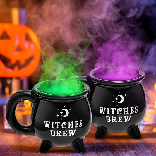 witches brew cauldron mug - basil boutique