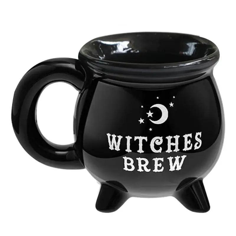 witches brew cauldron mug - basil boutique