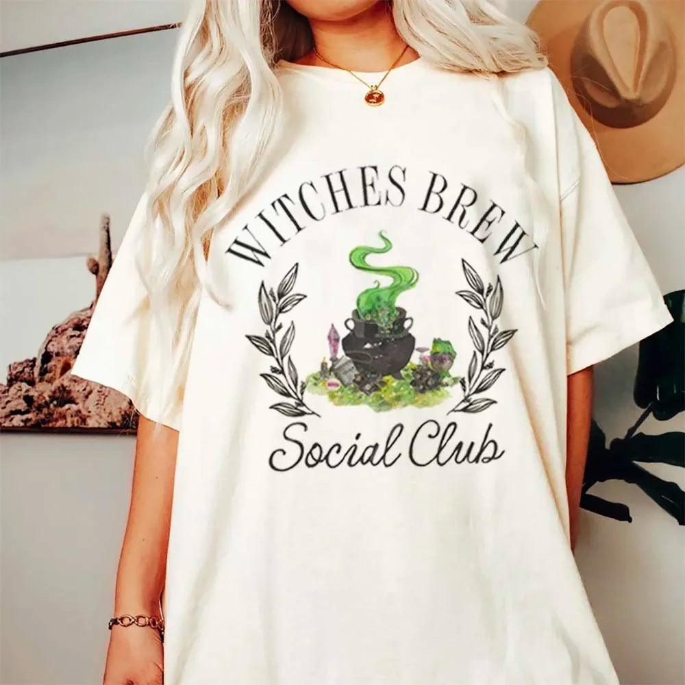 witches brew social club t-shirt - basil boutique