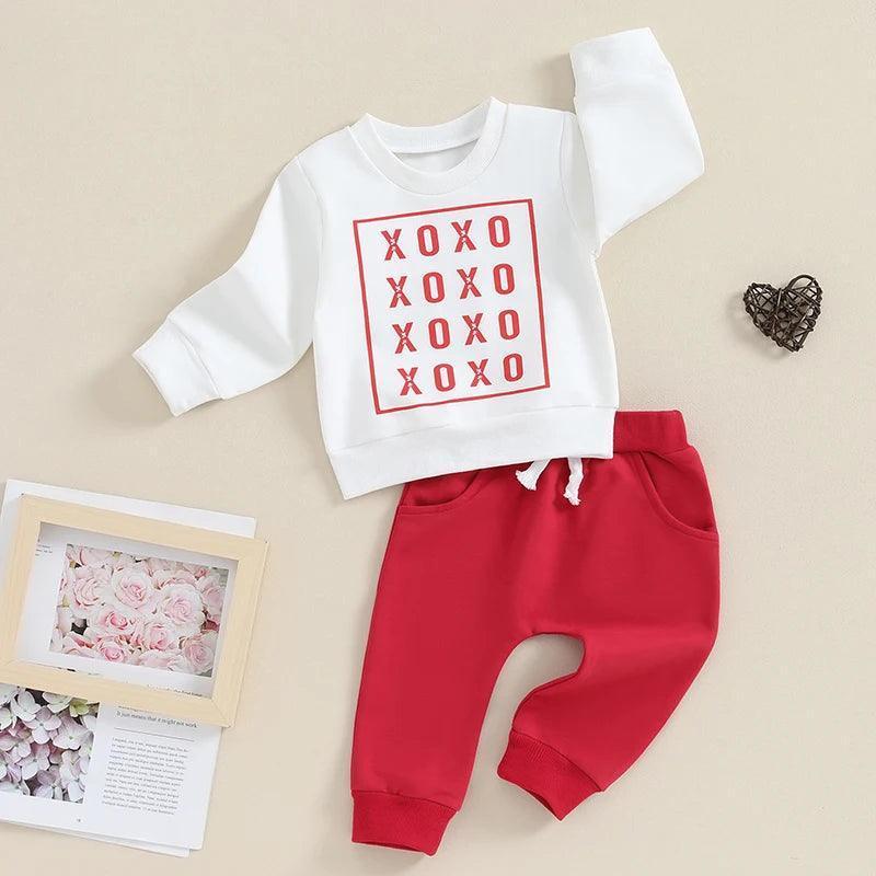 xoxo kids outfit - basil boutique