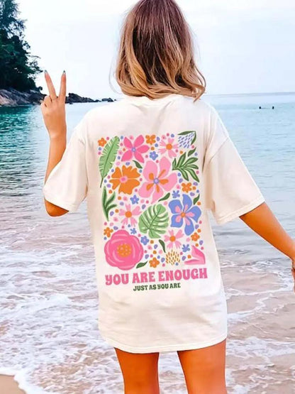 you are enough t-shirt - basil boutique