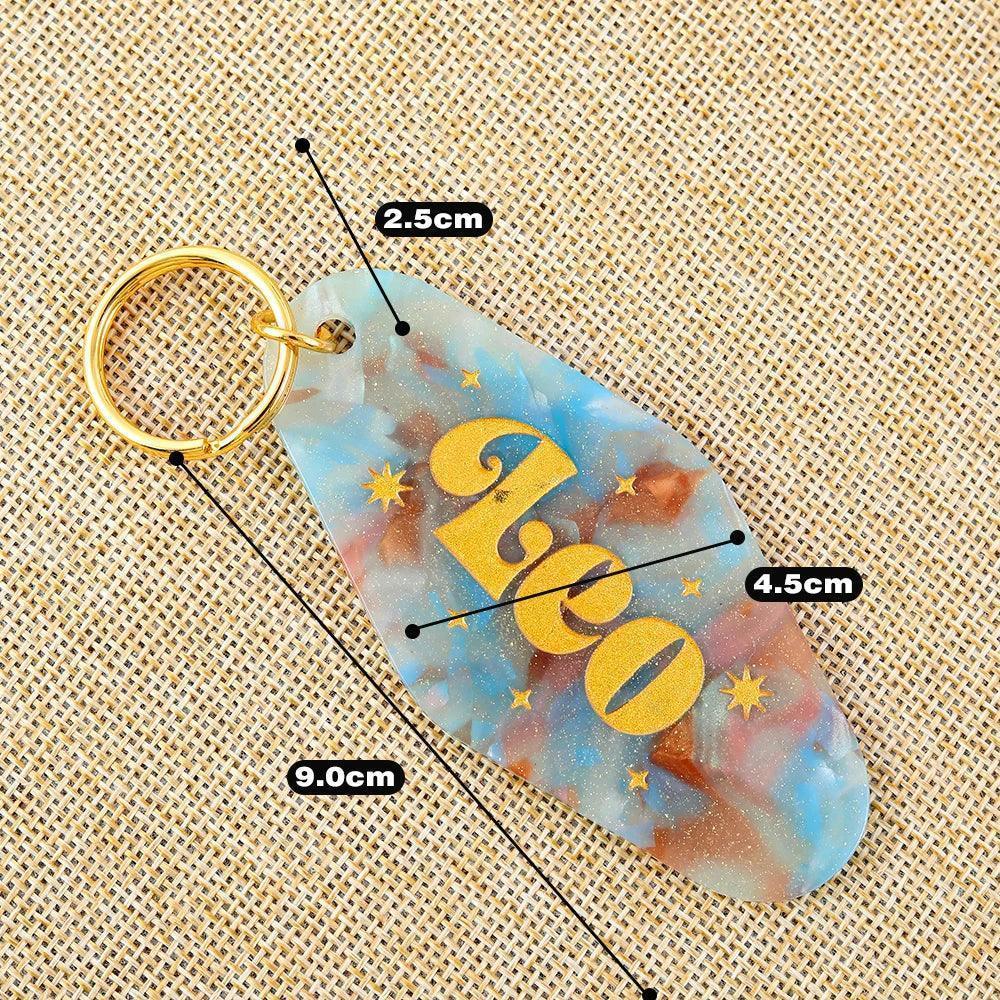 zodiac keychain - basil boutique