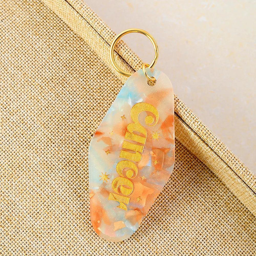 zodiac keychain - basil boutique